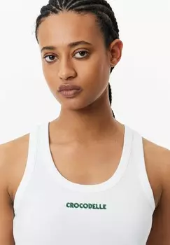 Топ Lacoste, белый