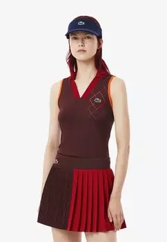 Топ Lacoste Sport, бургундия