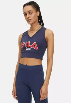 Топ LAIXI V-NECK Fila, синий