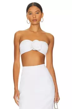 Топ LAMARQUE Dina Denim Crop, белый