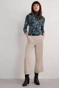 Топ Landing с длинным рукавом и воротником стойкой Seasalt Cornwall, синий