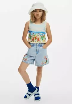 Топ LANDSCAPE Desigual, синий