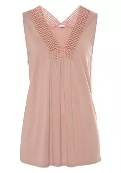 Топ LASCANA, абрикосовый