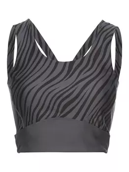 Топ LASCANA ACTIVE Crop, черный