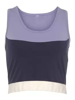 Топ LASCANA ACTIVE Crop, синий