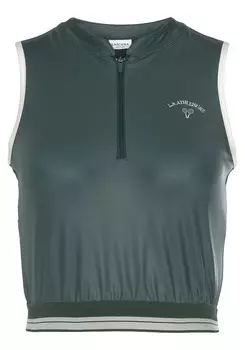 Топ LASCANA ACTIVE Crop, зеленый