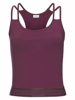 Топ LASCANA ACTIVE, цвет dunkelrosa