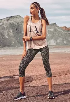 Топ LASCANA Active, цвет nougat