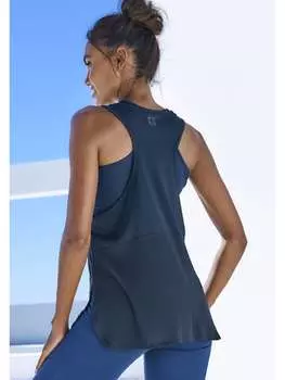 Топ LASCANA ACTIVE, темно-синий