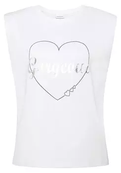 Топ LASCANA, белый