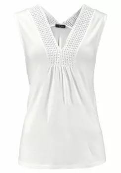 Топ LASCANA, белый
