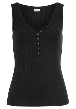 Топ LASCANA, черный