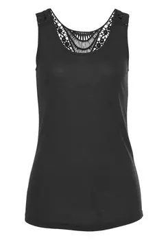 Топ LASCANA, черный