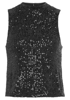 Топ LASCANA, черный