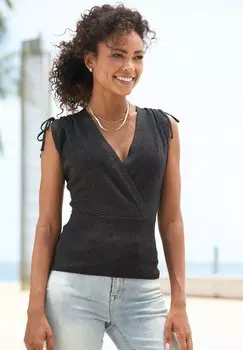 Топ LASCANA, черный