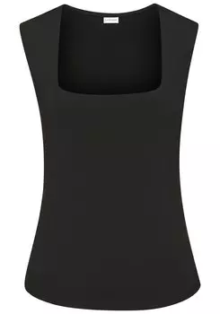 Топ LASCANA, черный деним