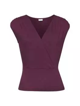 Топ LASCANA, цвет aubergine/burgunder