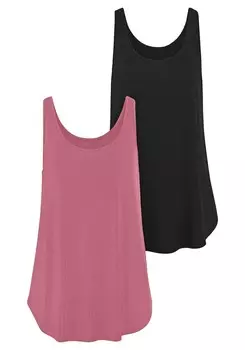 Топ Lascana, цвет Berry/Black