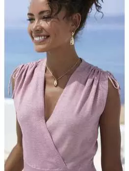 Топ LASCANA, цвет mauve