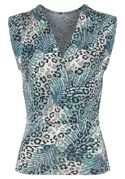Топ Lascana, цвет Petrol/Emerald