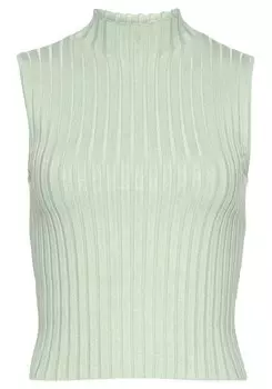 Топ LASCANA, пастельный зеленый