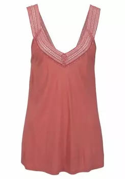 Топ LASCANA, ржаво-красный