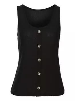 Топ LASCANA Shirt, черный