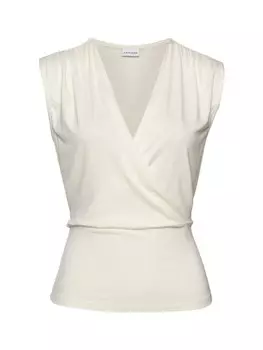 Топ LASCANA Shirt, цвет vanille