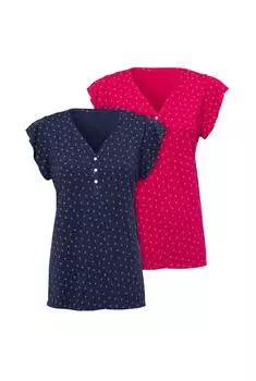 Топ LASCANA Shirt, розовый