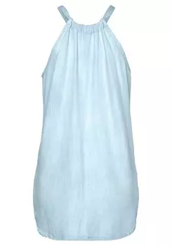 Топ Lascana, синий джинсовый