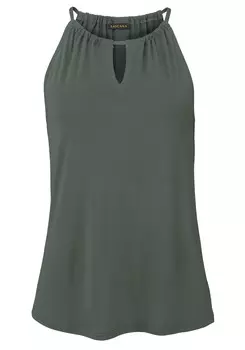 Топ LASCANA Spaghetti, цвет flaschengrn