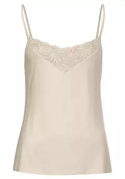 Топ LASCANA Spitzen, кремовый