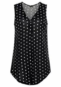 Топ LASCANA Strand, черный