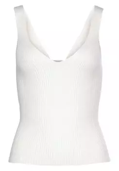 Топ LASCANA Strick, белый
