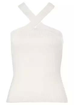 Топ LASCANA Strick, белый