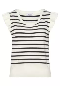 Топ LASCANA Strick, кремовый