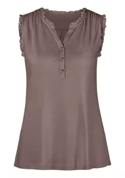 Топ LASCANA, светло-коричневый