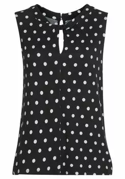 Топ LASCANA Tank, черный