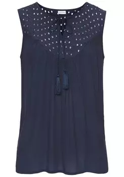 Топ LASCANA, темно-синий