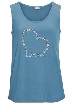 Топ LASCANA, темно-синий