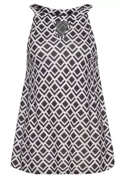 Топ Lascana, темно-синий/белый