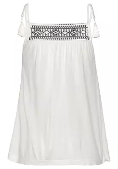 Топ LASCANA Trger, кремовый