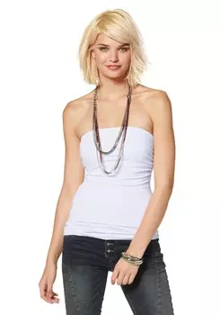 Топ Laura Scott, черный/белый