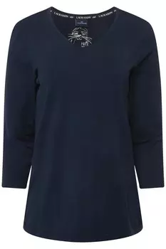 Топ LAURASN, темно-синий