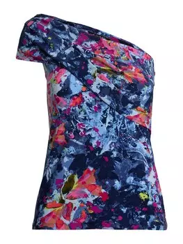 Топ Lauren Ralph Lauren, темно-синий/светло-синий