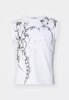 Топ LAZY WILLY TANK UNISEX Jaded London, белый