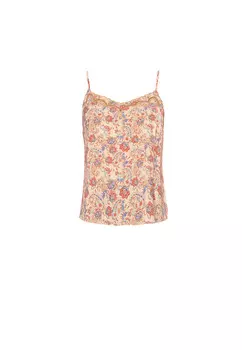 Топ Le Temps des Cerises FEMME BIBB (SANS MACNHE) / BIBB (WITHOUT SLEEVE), оранжевый