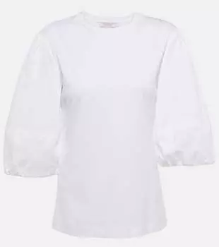 Топ leisure tebaide с объемными рукавами Max Mara, белый