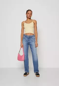 Топ Lettuce 3 Pack Hollister Co., цвет white/yellow/black