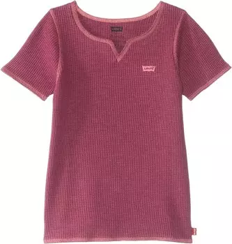 Топ Levi's Kids Notch Neck Top, цвет Rhododendron